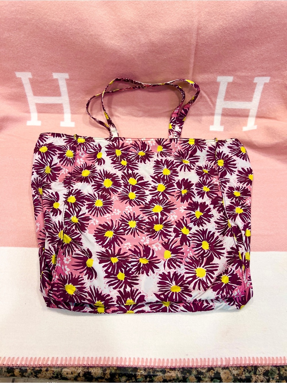 Prada⭐️Auth! Floral Shoulder Bag in Pink, Brown & Yellow! New!⭐️CARD! Offers?!! - Picture 3 of 14
